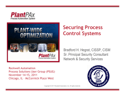 Securing Process Control Systems