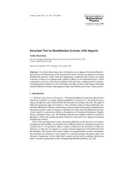 Invariant Tori in Hamiltonian Systems with Impacts