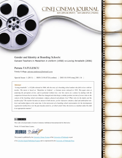 Print this article - CINEJ Cinema Journal