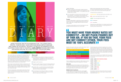 Diary Zoning - Horton Consulting