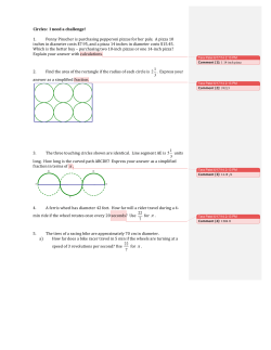 Circles Challenge Problems