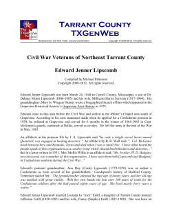 Civil War Veterans of Northeast Tarrant County