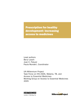 increasing access to medicines