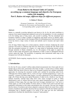 From Babel to Camelot, on setting up a common language and