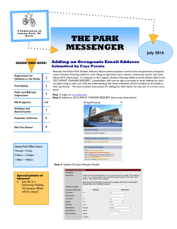 July 2016 - UC Davis Student Housing