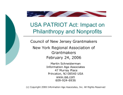 USA PATRIOT Act - Information Age Associates