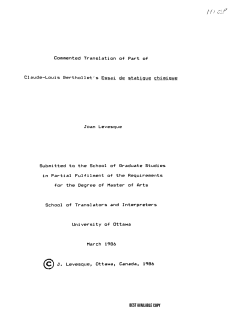 Commented translation of part of Claude