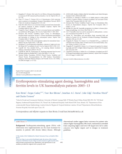 Erythropoiesis-stimulating agent dosing