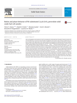 (La,Sr)CrO3 perovskite solid oxide fuel cell anodes