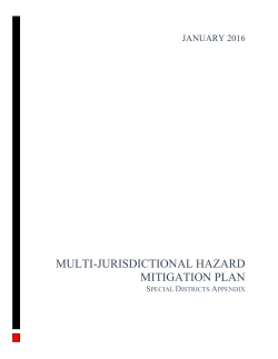 multi-jurisdictional hazard mitigation plan