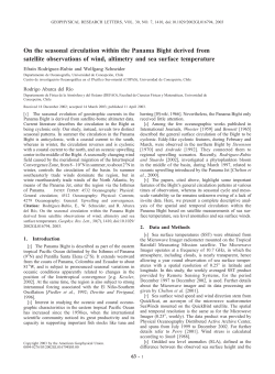 On the seasonal circulation within