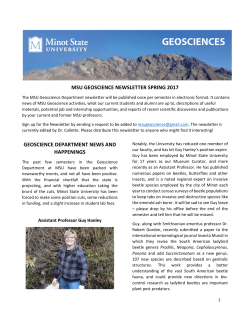 Spring 2017 - Minot State University