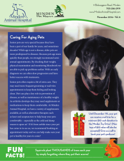 2016 Fall Newsletter Vol 8