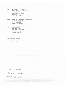 79 - Idaho Geological Survey