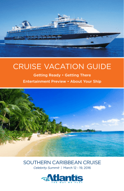cruise vacation guide