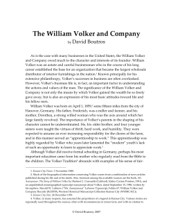 The William Volker and Company - The State Historical Society of