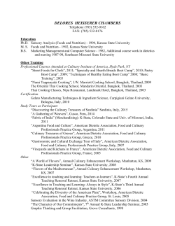 delores heisserer chambers - College of Human Ecology