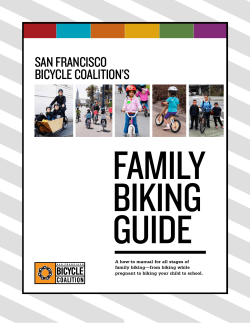 Family Cycling Guide - San Francisco Bicycle Coalition
