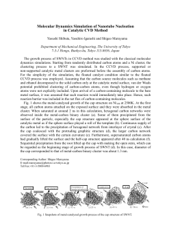 Molecular Dynamics Simulation of Nanotube Nucleation in Catalytic