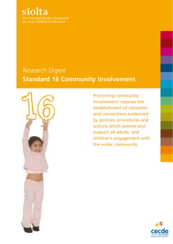 Community Involvement