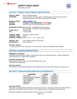SAFETY DATA SHEET - Orgo