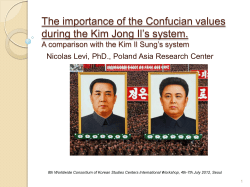 The importance of the Confucian values during the