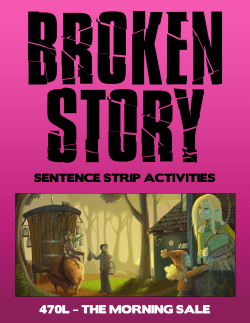 sentence strip activities 470l &ndash; the morning sale
