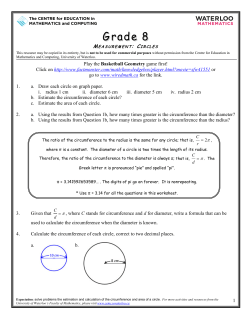 1 Play the Basketball Geometry game first! Click on http://www