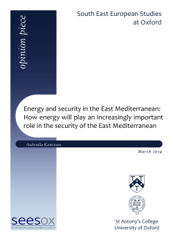 opinion piece - St Antony`s College