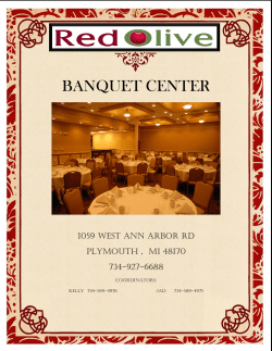 BANQUET CENTER