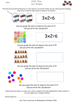 3x2=6 3x2=6 - Bengeworth CE Academy
