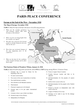 6-1 PARIS PEACE CONFERENCE cb