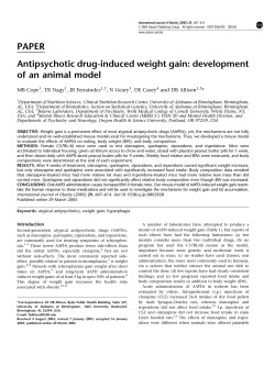 PAPER Antipsychotic drug-induced weight gain