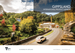 Gippsland International Product Manual 2016