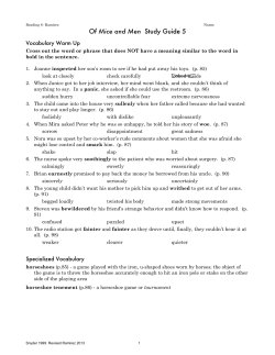 Of Mice and Men Study Guide 5