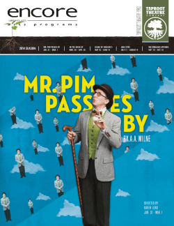 Mr. Pim Passes By at Taproot Theatre