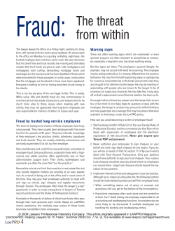 The threat from within