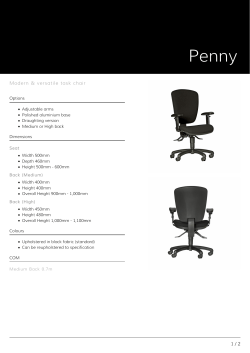 Penny Brochure - Topstar Australia