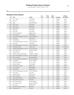 RPQuiz List