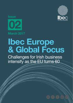 Challenges for Irish business intensify as the EU turns 60