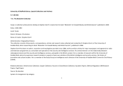 Listing  - The University of Sheffield