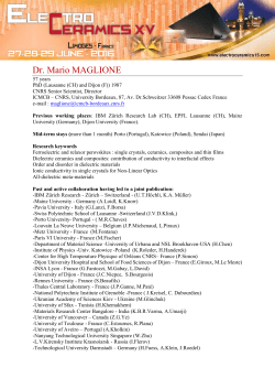 Dr. Mario MAGLIONE - Le Public Syst&egrave;me