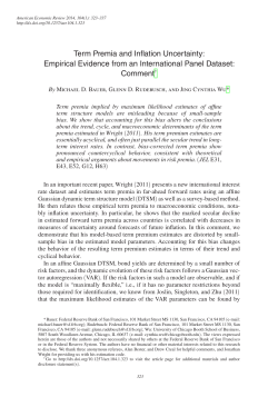 Term Premia and Inflation Uncertainty: Empirical Evidence from an