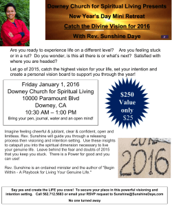 250 Value only $25 - Downey Church for Spiritual Living