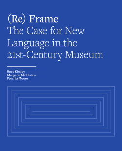 (Re) Frame The Case for New Language in the 21st