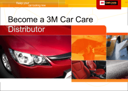 Become a 3M Car Care Distributor