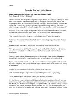 Exemplar Stories &ndash; Little Women