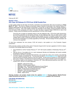 17-014 ICUS Release 8.2 Parallel Run