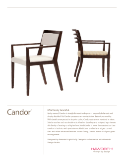 Candor Product Sheet