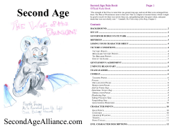 2015 Rulebook - Second Age Alliance
